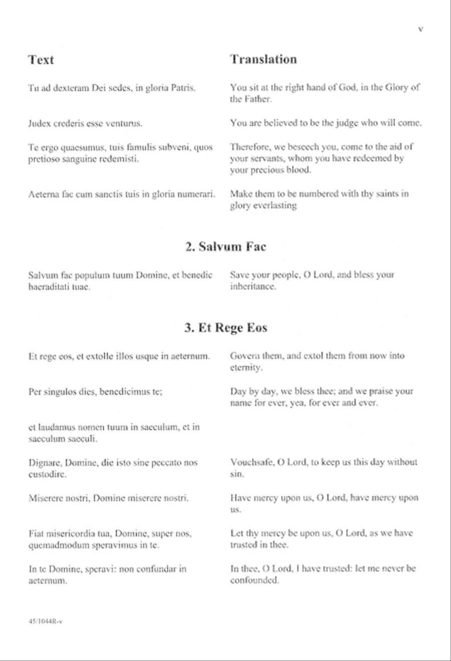 Te Deum Choral Score 4-Part scores gallery preview page 7