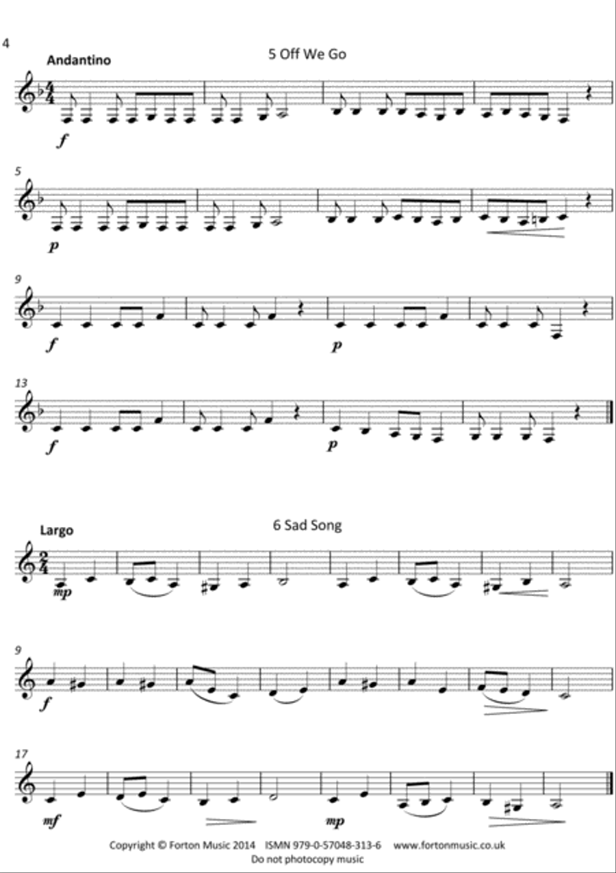 Thirty One Two Three Clarinet Studies Clarinet scores gallery preview page 4