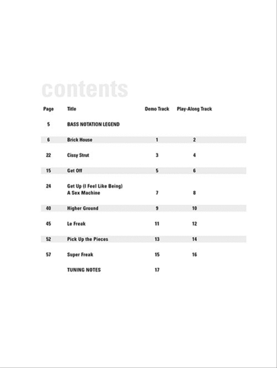 Funk Collection / Songbook scores gallery preview page 2