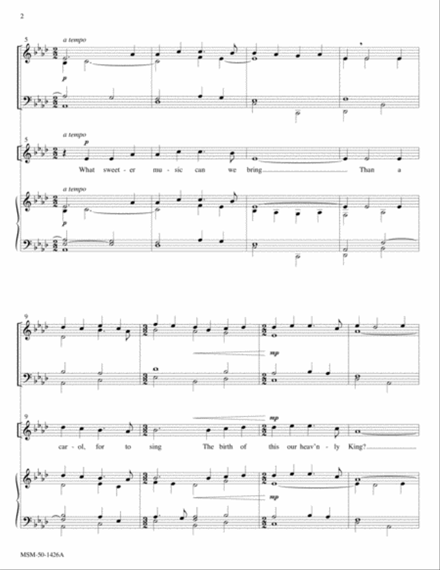 What Sweeter Music Choir scores gallery preview page 2