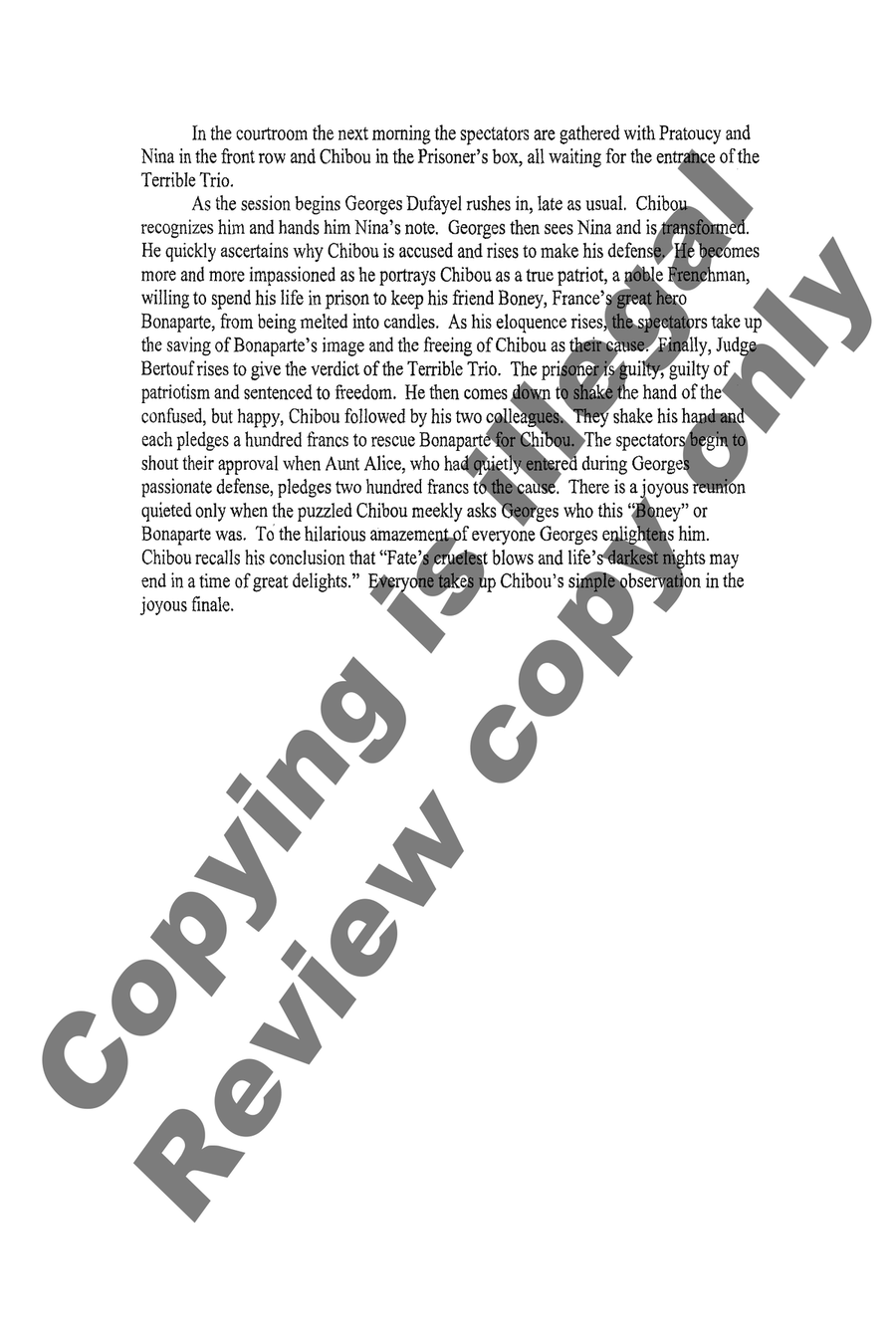 A Friend of Napoleon 4-Part scores gallery preview page 6