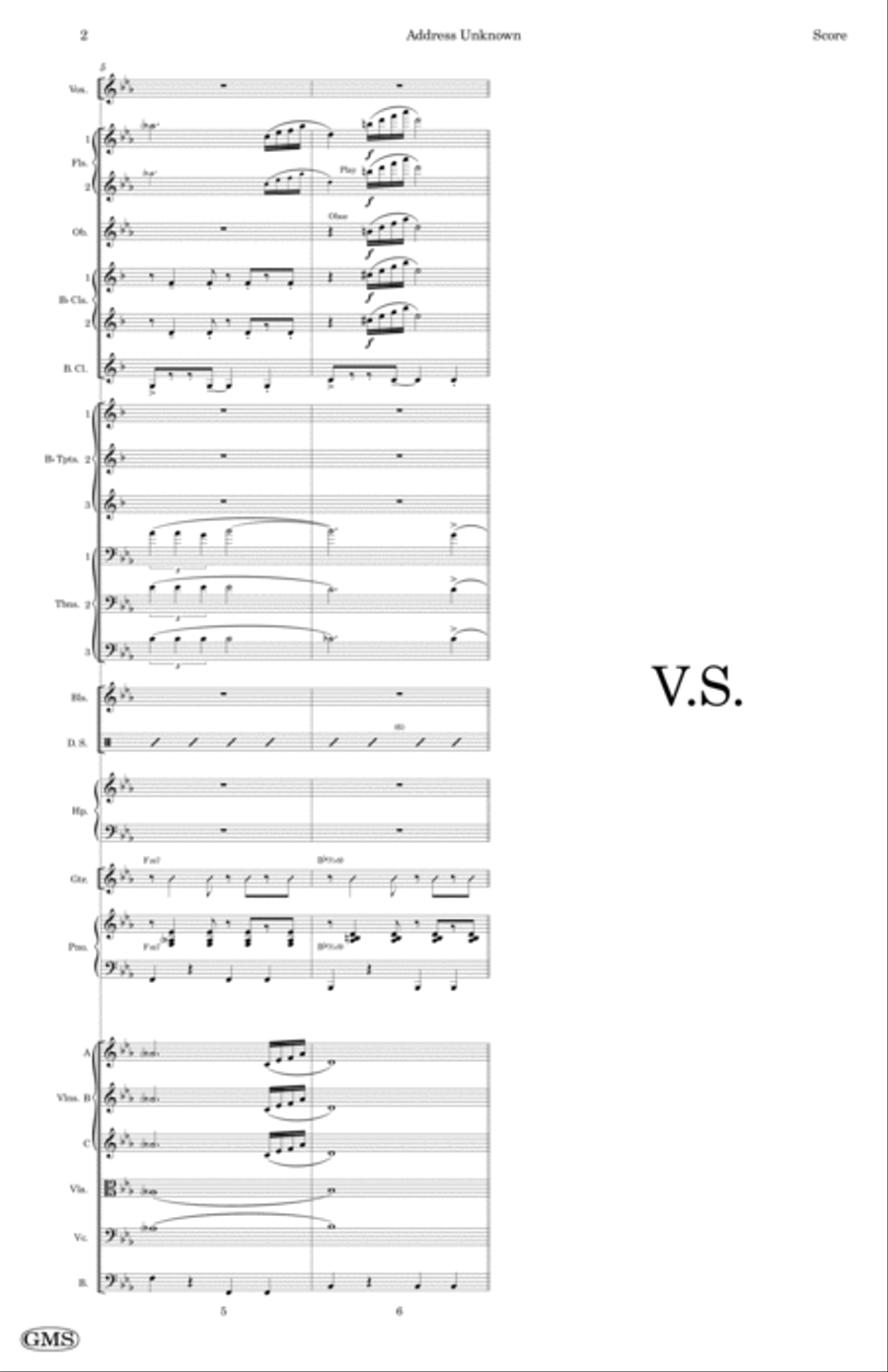 Address Unknown Full Orchestra scores gallery preview page 2