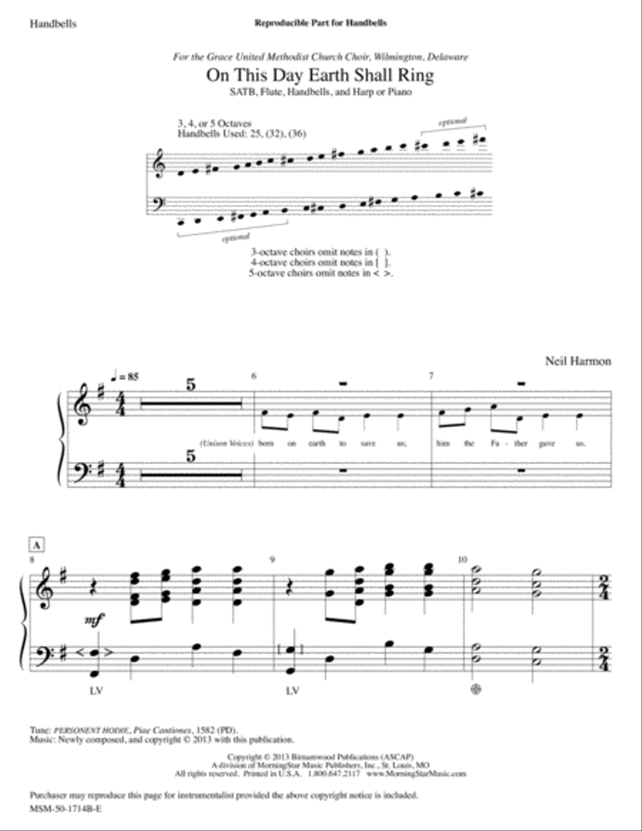 On This Day Earth Shall Ring Choir scores gallery preview page 3