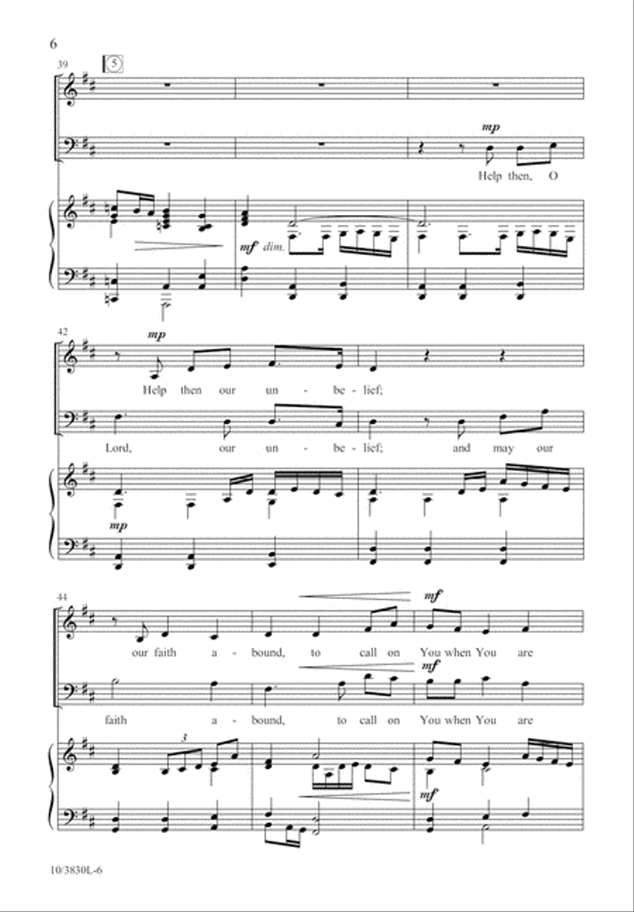 By Faith and Not by Sight 3-Part scores gallery preview page 7