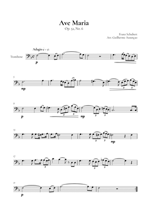 Book cover for Ave Maria - F. Schubert (Trombone)