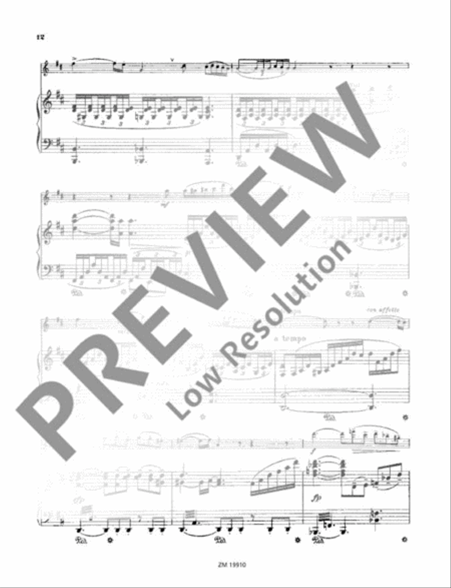 Ballade Flute Solo scores gallery preview page 13