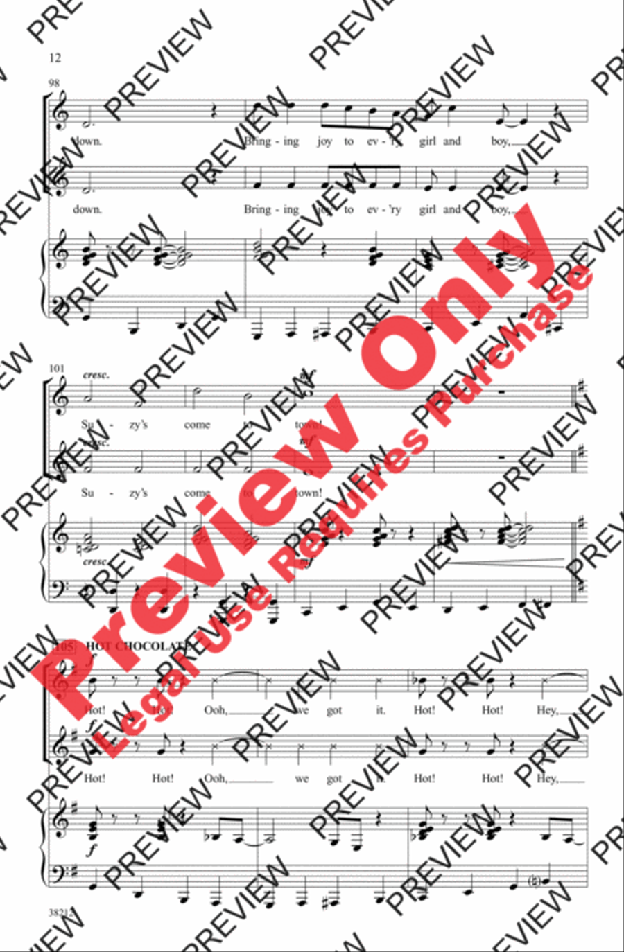 A Winter Blast! 2-Part scores gallery preview page 12