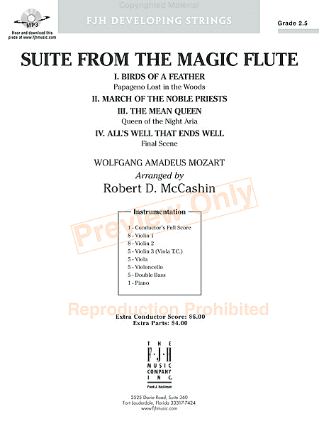 Suite from the Magic Flute image number null