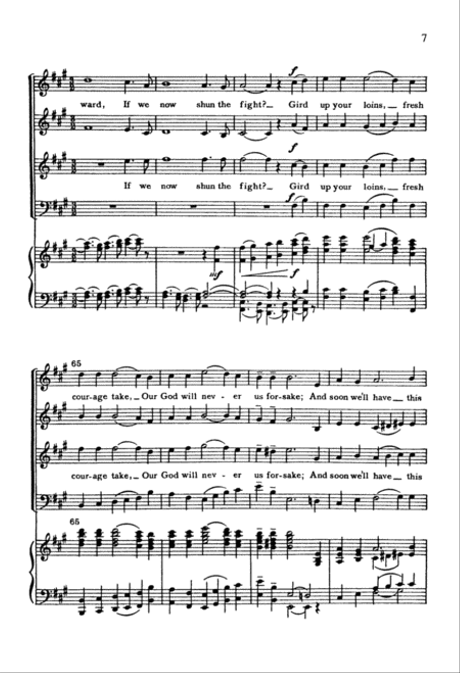 Come, Come Ye Saints 4-Part scores gallery preview page 8