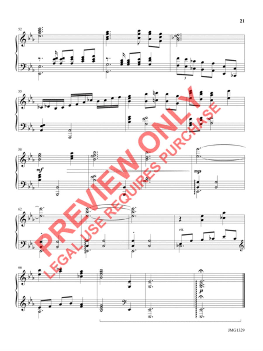 Portraits of the Passion Piano Solo scores gallery preview page 20