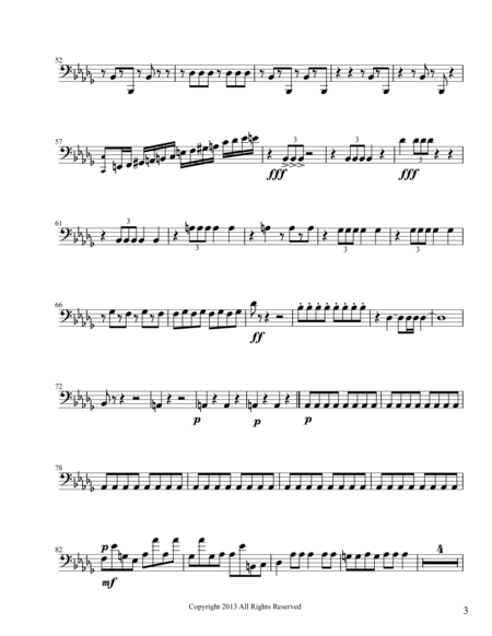 March Slave Trombone Quartet Part 3