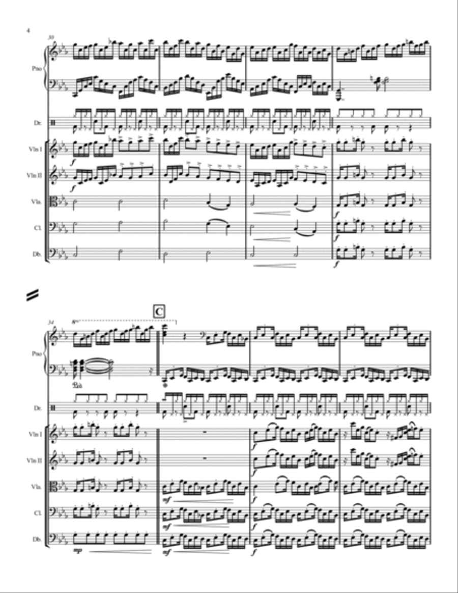 Croatian Rhapsody Chamber Orchestra scores gallery preview page 4