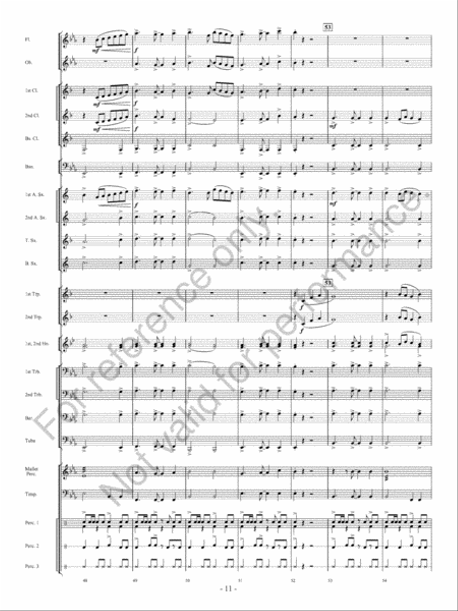 The Winds Of Change Concert Band scores gallery preview page 12