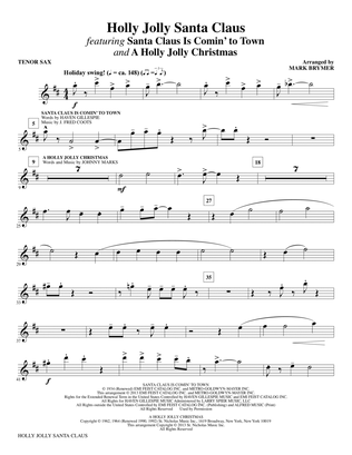 Holly Jolly Santa Claus - Bb Tenor Saxophone