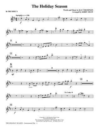 The Holiday Season - Bb Trumpet 1
