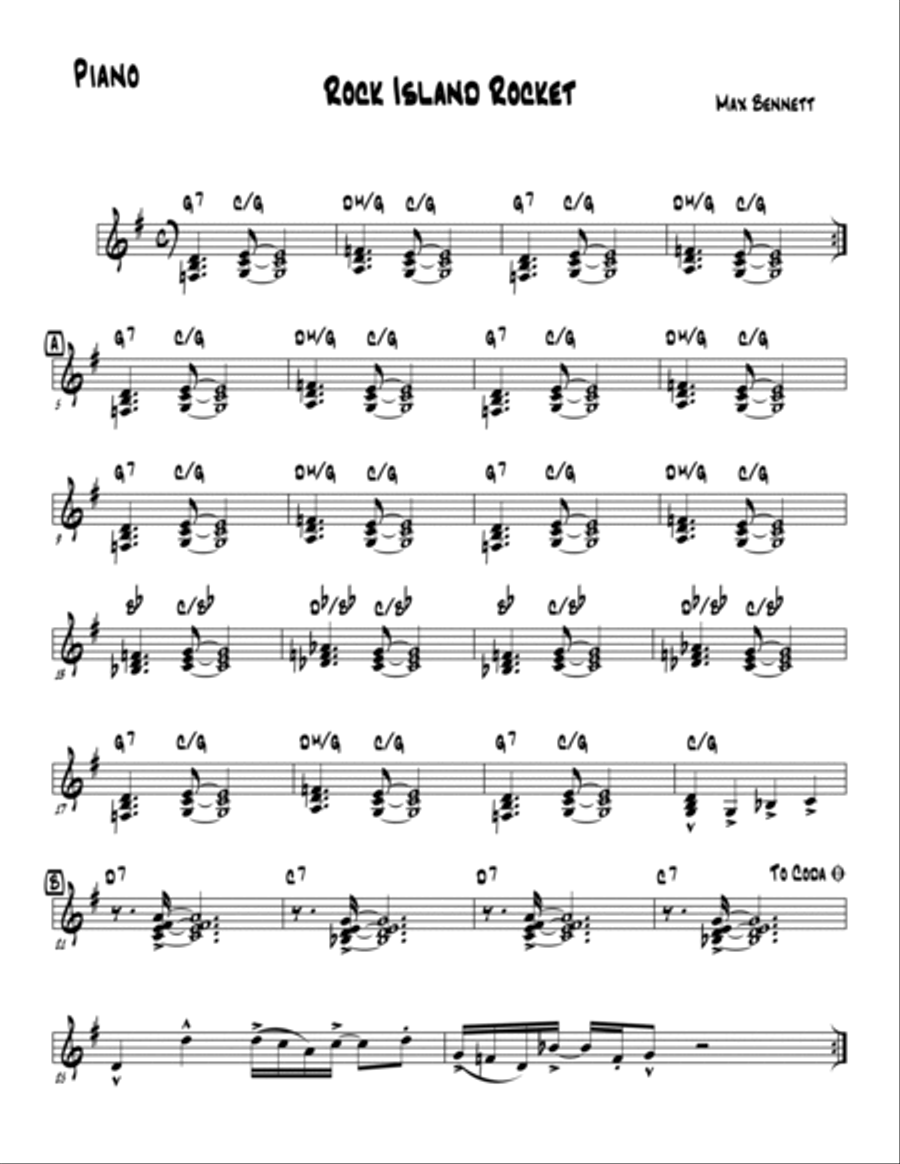 Rock Island Rocket Jazz Ensemble scores gallery preview page 6