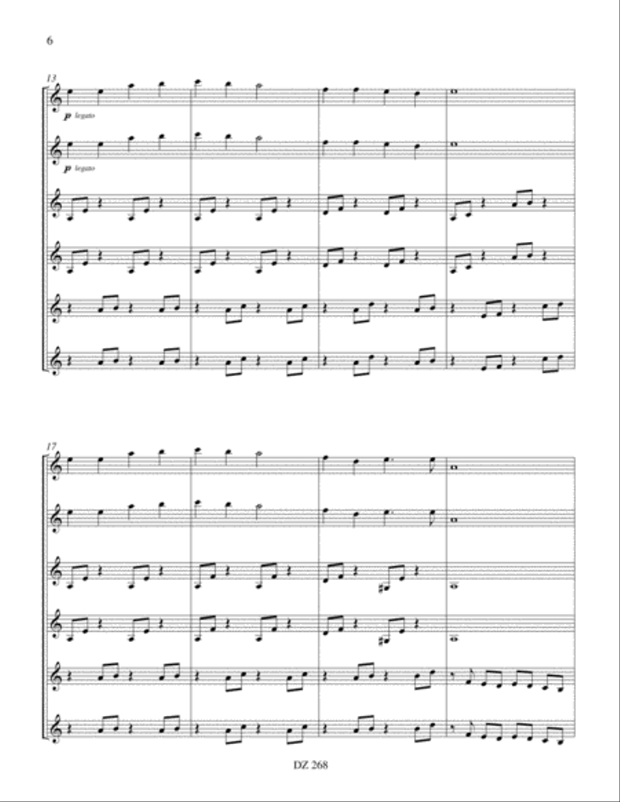Fantaisie sur une chanson japonaise Guitar Ensemble scores gallery preview page 6