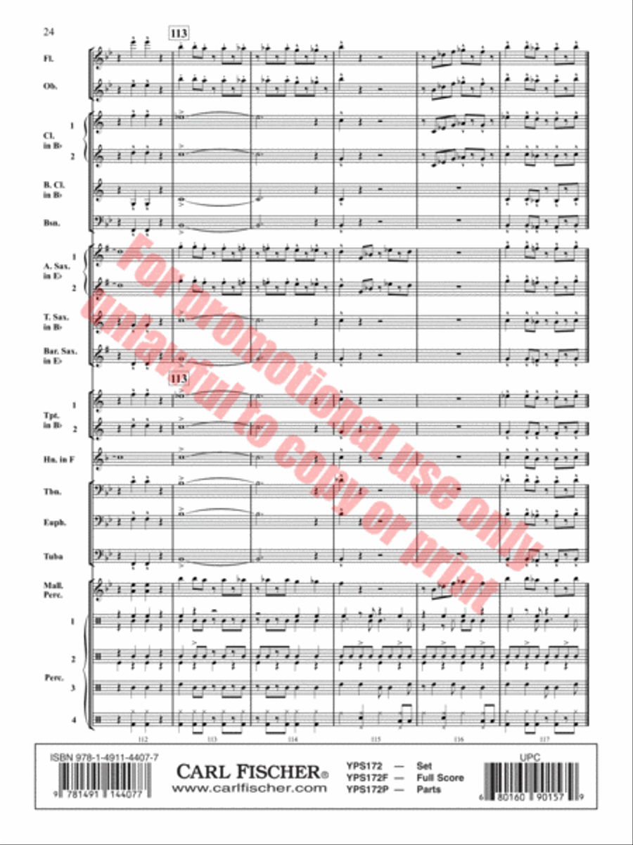 Chips and Salsa Concert Band scores gallery preview page 25