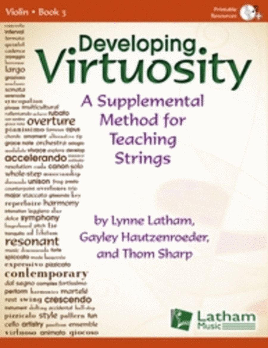 Developing Virtuosity Book 3 Violin Book/CD