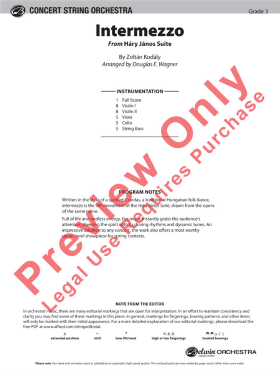 Intermezzo String Orchestra scores gallery preview page 2