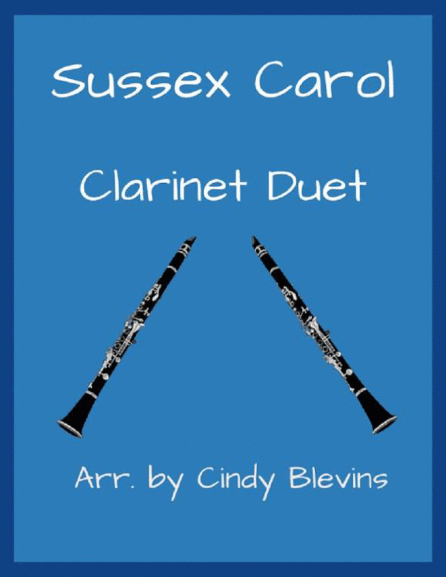 Sussex Carol, for Clarinet Duet image number null
