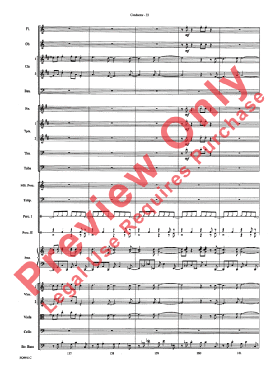 A Charlie Brown Christmas Full Orchestra scores gallery preview page 36