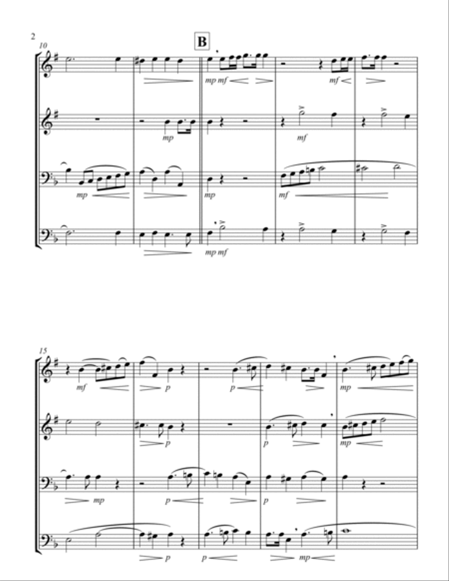 Kyrie (Durante) (Brass Quartet - 2 Trp, 2 Trb) Brass Quartet scores gallery preview page 2