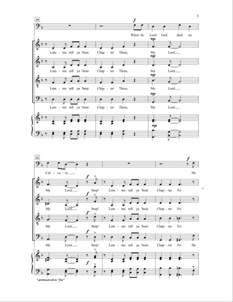 My God Is a Rock My God Is a Rock Divisi scores gallery preview page 9
