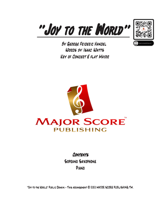 Joy to the World - Soprano Sax & Piano