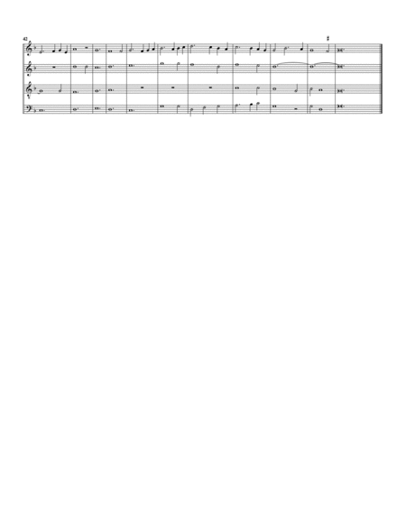 11. Et ie boi d'autant (arrangement for 4 recorders)