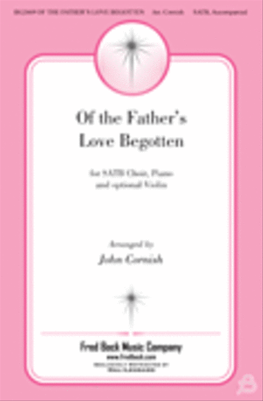 Of the Father's Love Begotten 4-Part scores gallery preview page 1