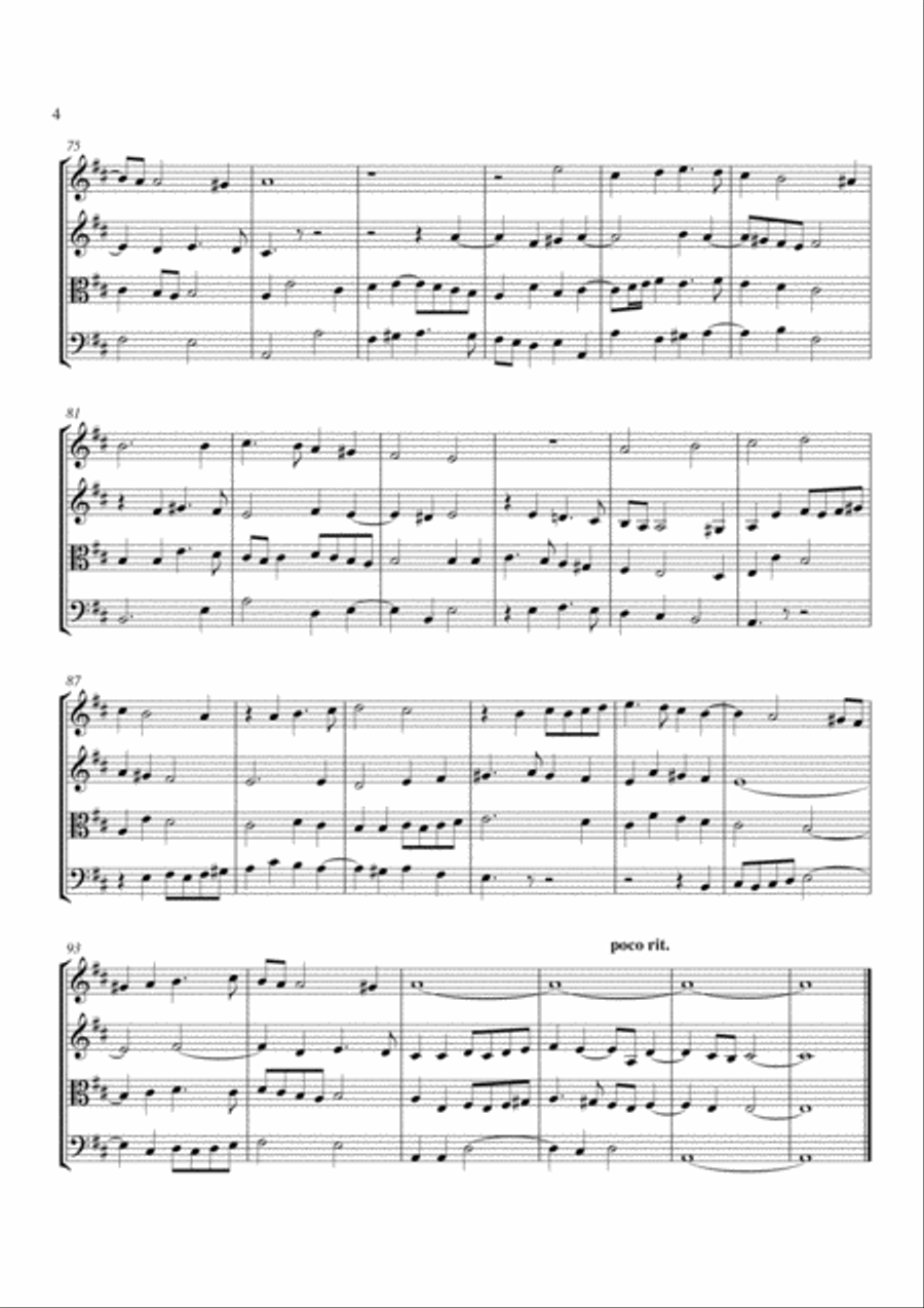 In Pace String Quartet scores gallery preview page 4