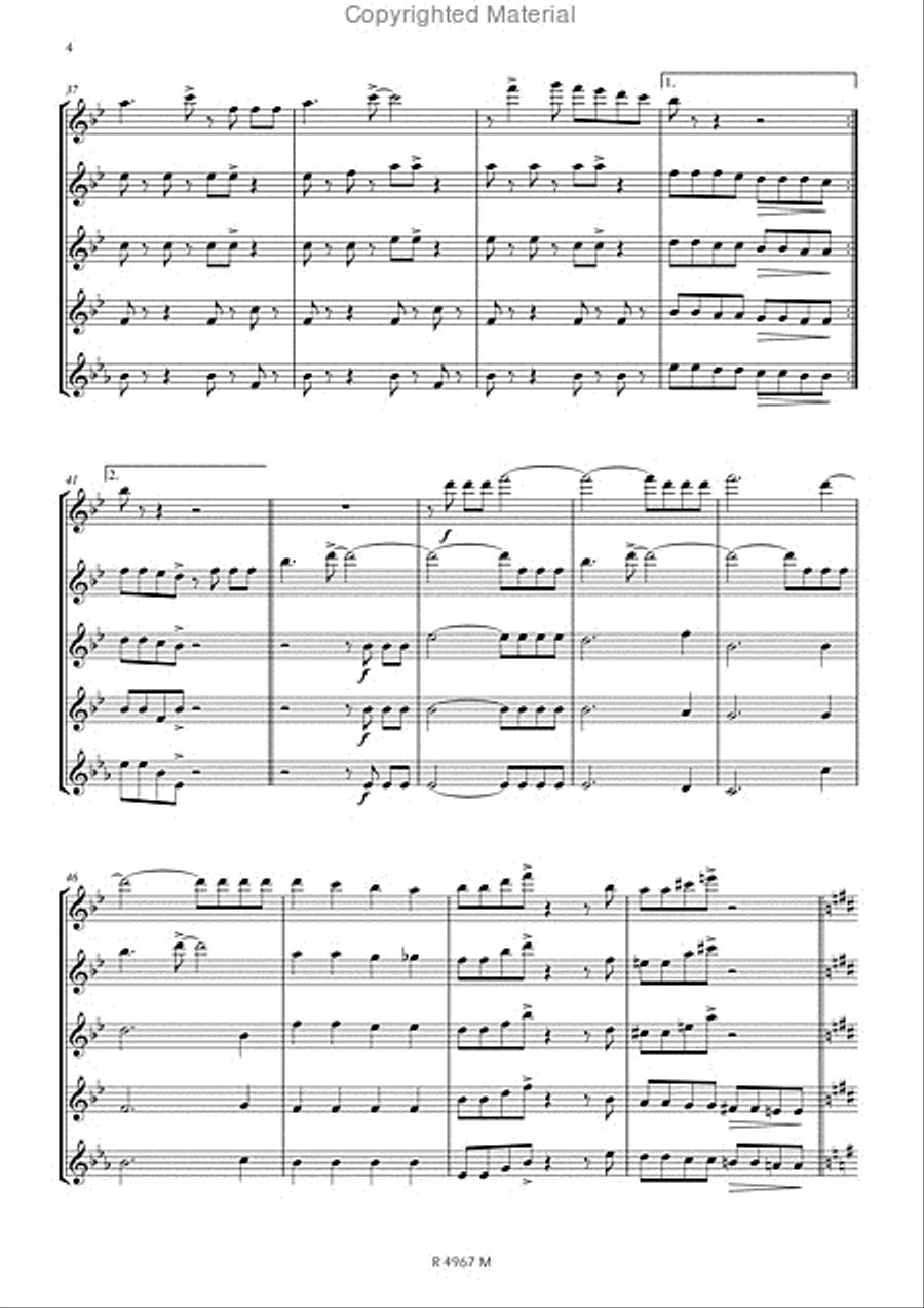 La Cucaracha La Cucaracha Flute scores gallery preview page 5