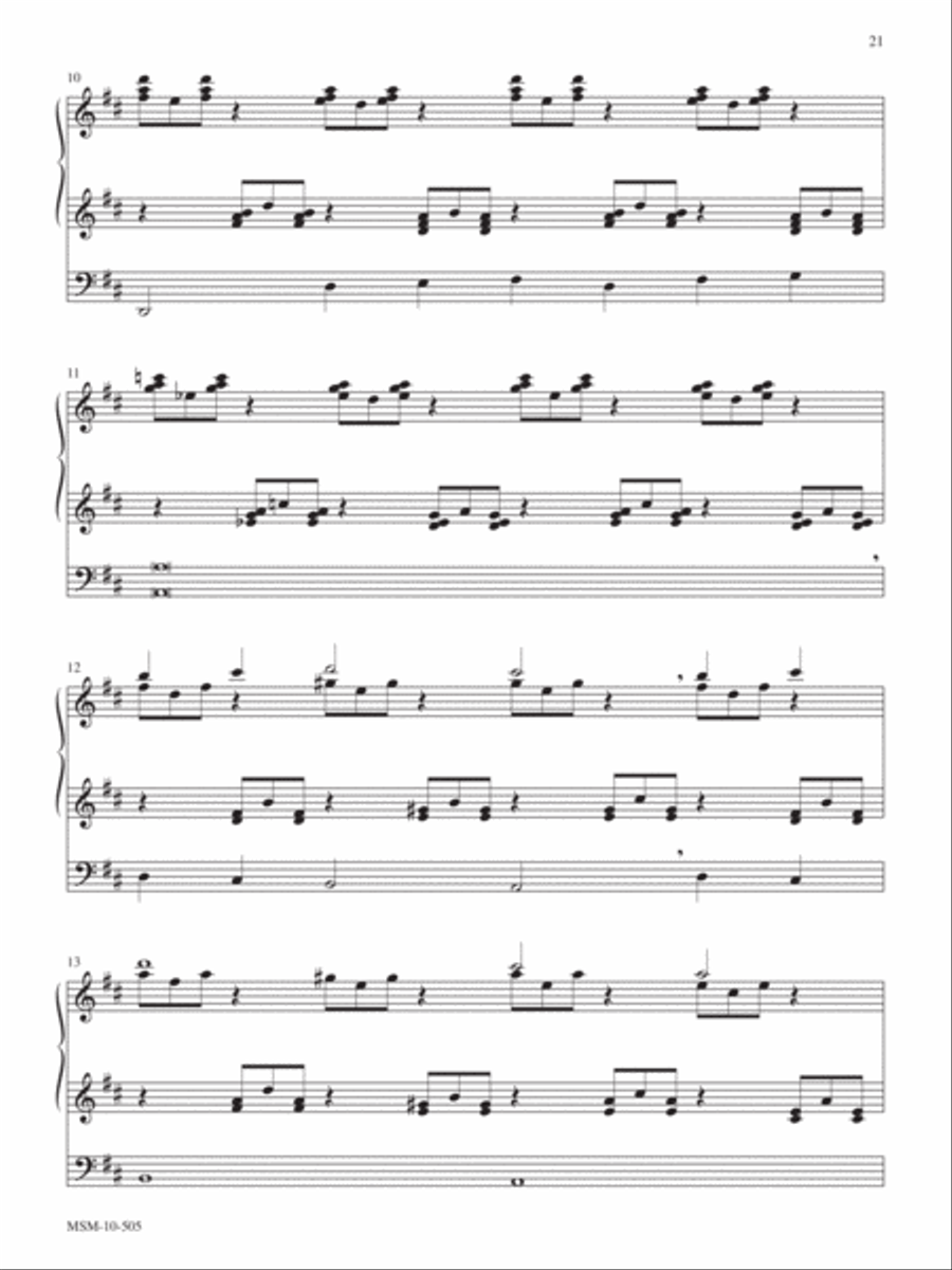 Toccata on Lasst uns erfreuen Organ scores gallery preview page 3