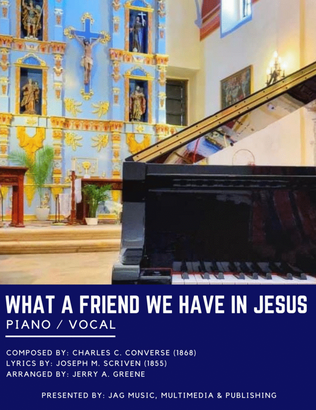Book cover for What A Friend We Have in Jesus