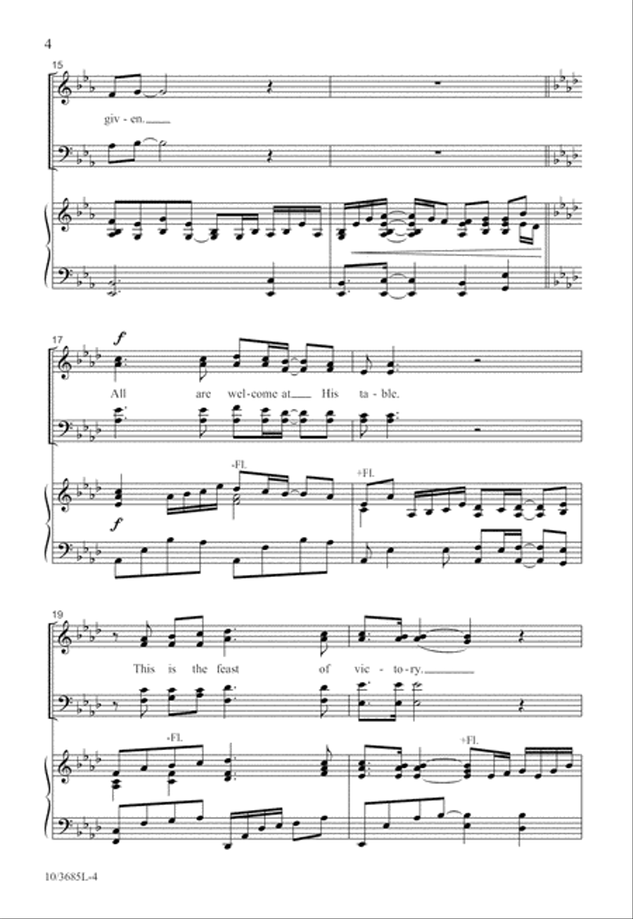 Communion Invitation Communion Invitation 4-Part scores gallery preview page 5