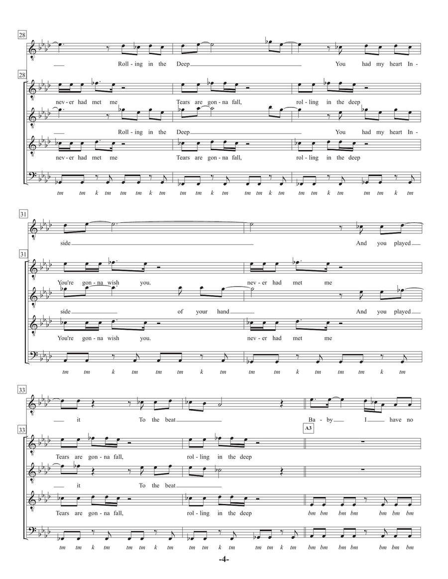 Rolling In The Deep TB scores gallery preview page 4