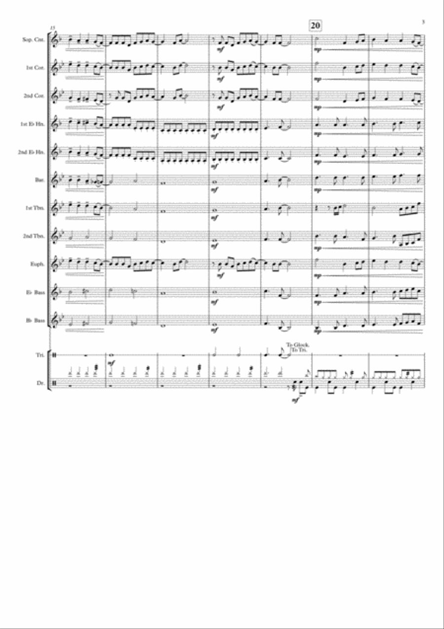 Firm Foundation (Brass Band Version) Brass Band scores gallery preview page 3