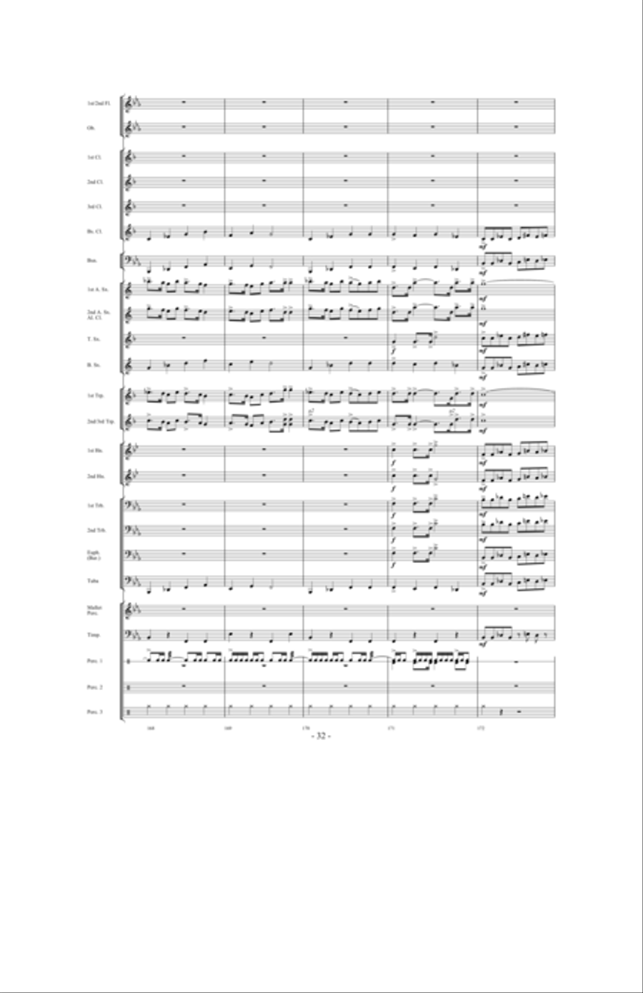 Valley of the Kings Concert Band scores gallery preview page 31
