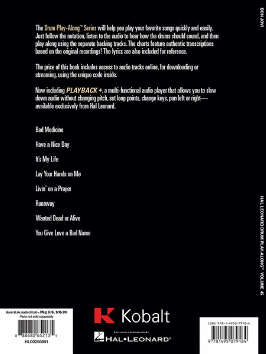 Bon Jovi Drums scores gallery preview page 6