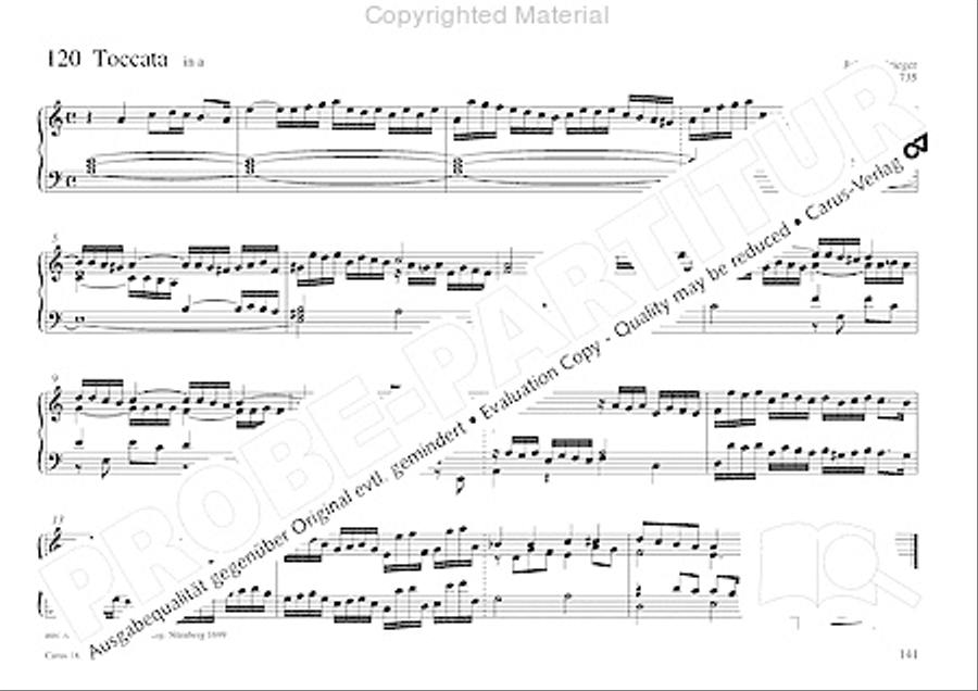 Organo pleno. Orgelstucke zum Ein- und Auszug Organ Solo scores gallery preview page 149