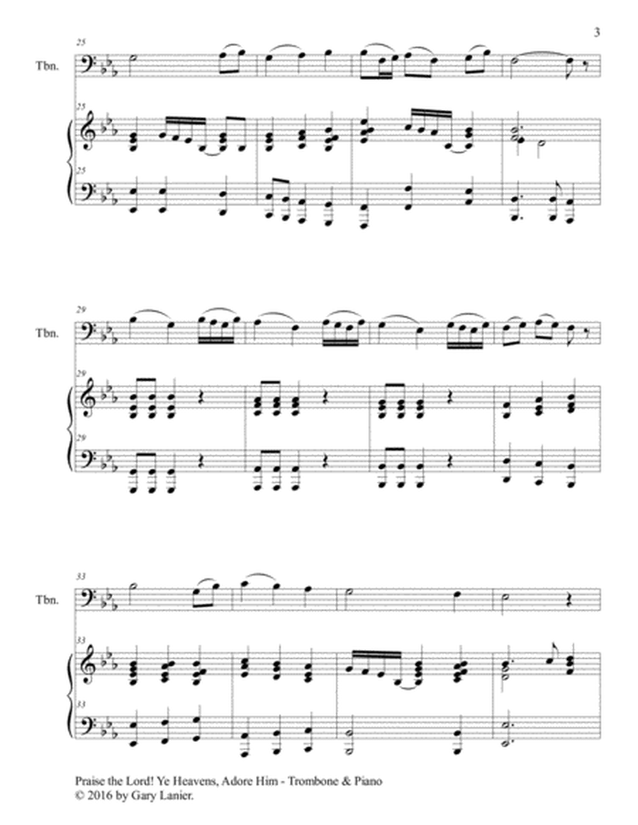 3 Hymns of Praise & Encouragement (Duets for Trombone and Piano) image number null