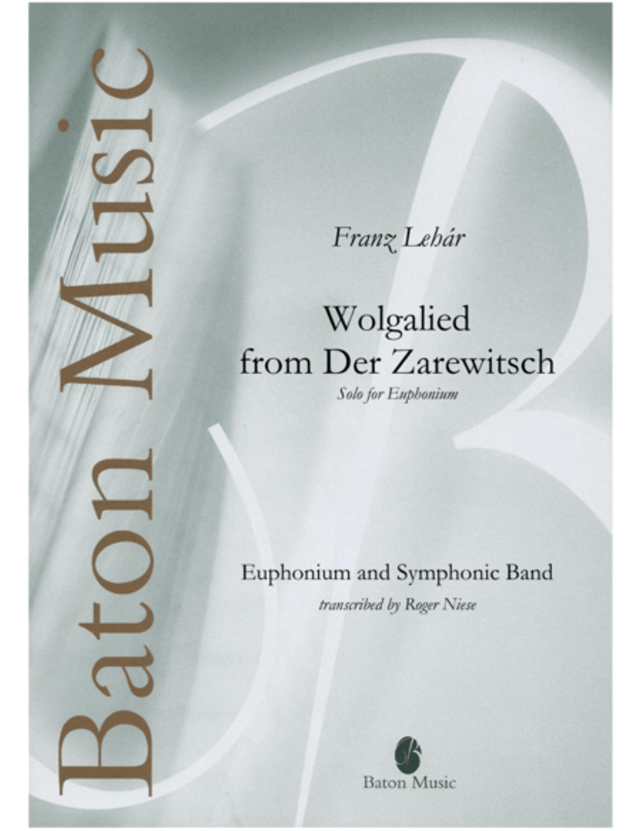 Wolgalied from Der Zarewitsch Concert Band scores gallery preview page 1
