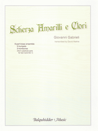 Book cover for Scherza Amarilli E Glori