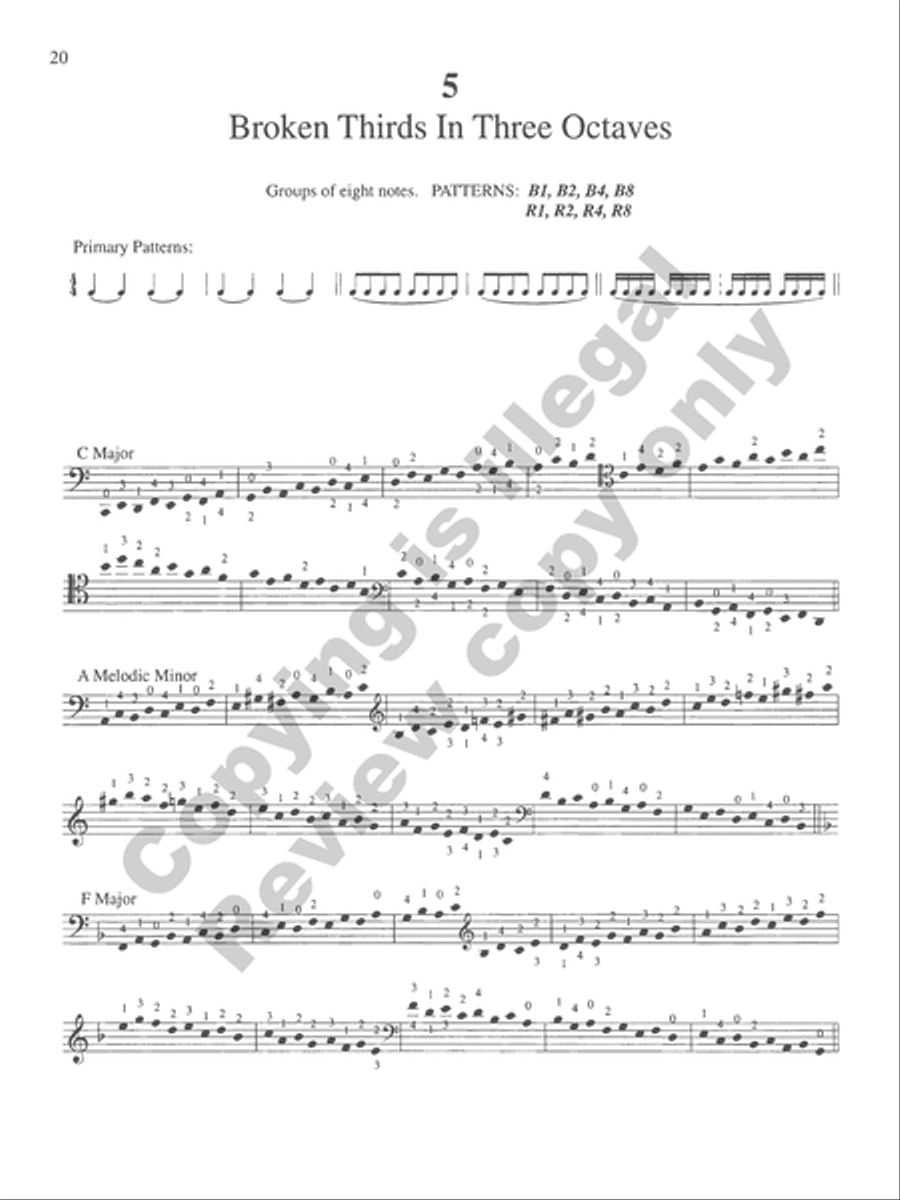 The Galamian Scale System for Violoncello (Volume 1)