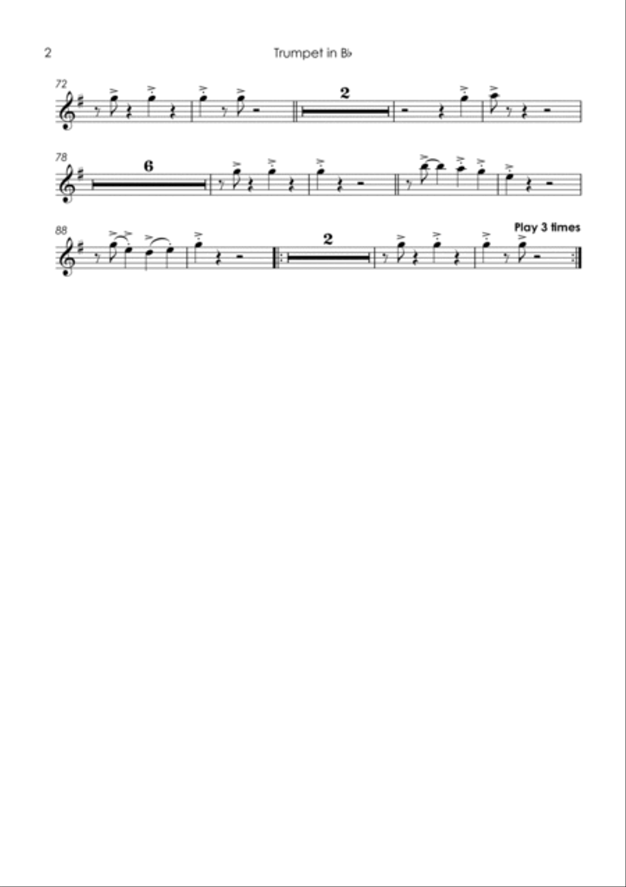 Reet Petite (the Sweetest Girl In Town) Tenor Saxophone scores gallery preview page 4