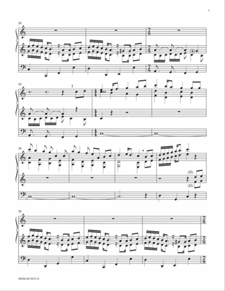 Have No Fear, Little Flock (Downloadable Full Score and Instrumental Parts) Choir scores gallery preview page 3