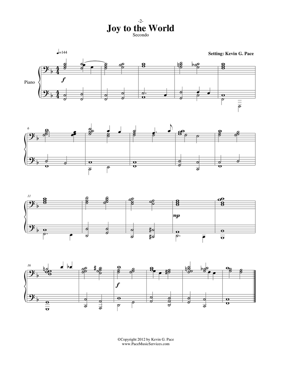 Hymn Duets - Christmas: One piano, four hands Easy Piano scores gallery preview page 4