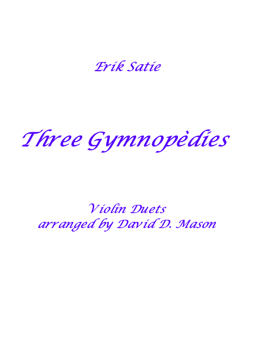 Three Gymnopèdies image number null