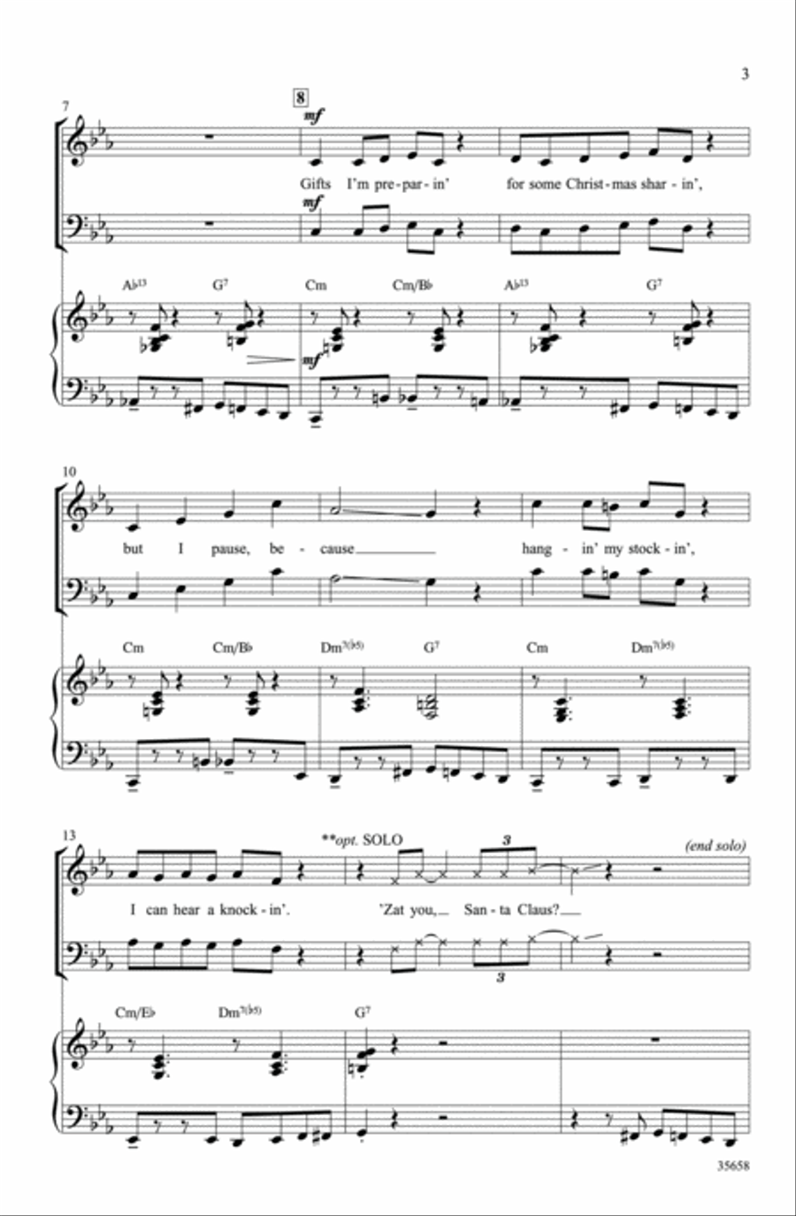 'Zat You, Santa Claus? - SoundTrax CD (CD only) Choir scores gallery preview page 3